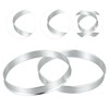 X AUTOHAUX 4 Pcs 74.1mm to 72.6mm Universal Car Hub
