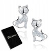 MENNICA BYDGOSKA Sterling Silver Earrings Cats for Women Stud Earrings