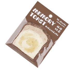 30 Sticky Notes CuteBread Shaped Memo Pads for Study Work