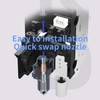 2PCS 450°C High-Temp Nozzle for Qidi Tech 4 Plus, 0.4mm