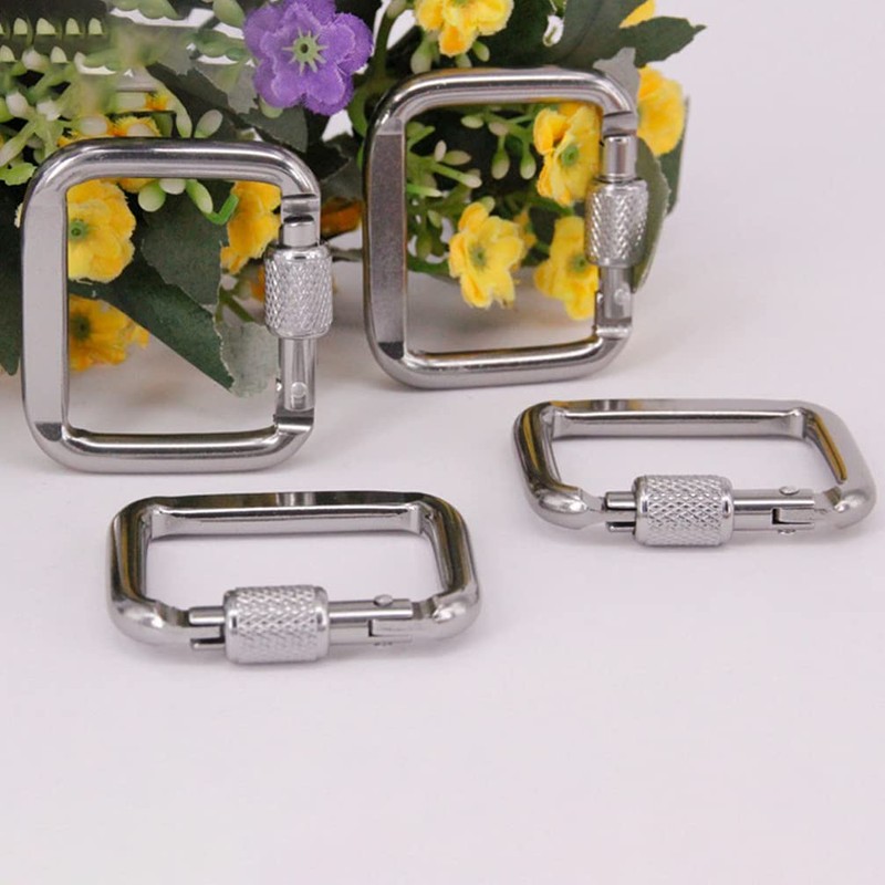ifundom 3pcs Stainless Steel Square Quick Link Heavy Duty Locking