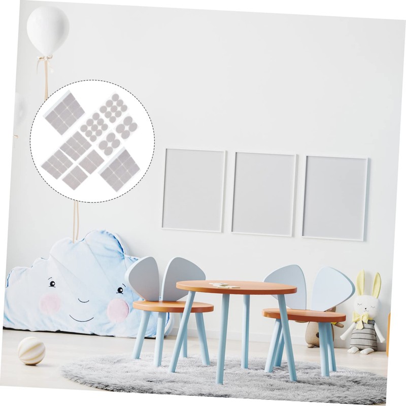 LALAFINA 70pcs Felt Pads for Furniture Table Corner Cushions Mute