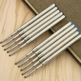 Ballpoint Pen Refills Compatible with Montblanc Ballpoint Pens. Refills in Black Gel Ink with a 0.5mm Tip Compatible with Montblanc Biros – 5 x Black Gel Ink Ballpen Refills (Blue)