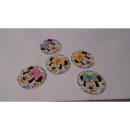 Unbranded Pre Cut One Inch Bottle Cap Images MINNIE Free Shipping - photo, 15 images