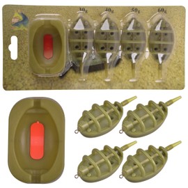 Method Feeders Carp Fishing Equipment Quick Release Carp Fishing Feeder Set for Baits Holder Method Carp Fishing Tool Accessories