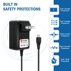 PKPOWER AC Adapter Charger for Sony SRS-XB12 Extra Bass Portable Speaker Power