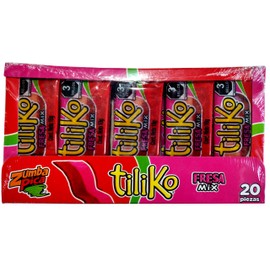 Zumba Pica Tiliko Fresa Mix - Caramelo suave sabor tamarindo y fresa - 20 piezas - 200 g