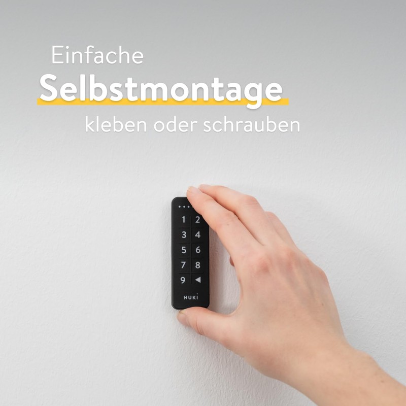 Nuki Keypad, Codeschloss für die Haustür, smarte Erweiterung für Nuki