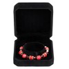 Douaowoc 12 Pcs Velvet Bracelet Box Classic Black Bracelet Gift