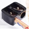 Pack of 4 Double Hole Pencil Sharpener, Portable Pencil Sharpener,