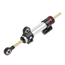 Acouto Amortiguador de dirección ajustable para motocicleta MT10 MT 07 MT09 para para CNC aleación de aluminio (S)