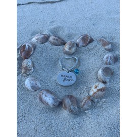 Beach Girl Keychain for Women, Life is Better at The Beach Key Chain, Beach Jewelry, Beach Gift for Women