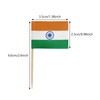 100 Pcs India Flag Indian Toothpick Flags Cocktail Picks Mini