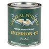 General Finishes Exterior 450 Water Based Topcoat, 1 Quart, Flat