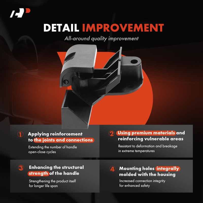 A-Premium Front Hood Release Handle Compatible with Ford F-150 2015-2019,