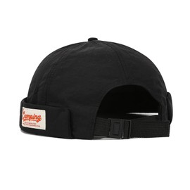 QKURT Docker Hat for Men Quick Dry Docker Cap Brimless Beanie Worker Sailor Hat, Hiking Fisherman Hats No Brim Rolled Cuff Harbour Hats Adjustable Fashion Skull Cap for Men Women