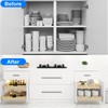 Sawjut Pull Out Cabinet Organizer, Slide Out Wood Drawer Shelf,