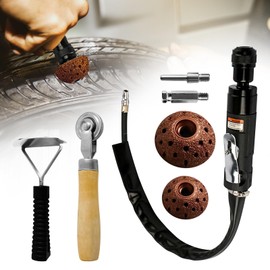 Yuqutum Tire Repair Patch Tools, Include 2500rpm Heavy Duty Low Speed Tire Buffer, Tire Buffing Wheels 42 mm 55mm, Tire Patch Roller Scraping Cutter