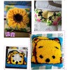 3D Pillow Latch Hook Embroidery Kits DIY Pillow Materials Package