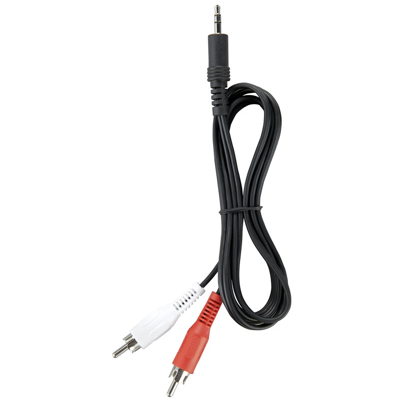 Ross PHSMJ15-RO Stereo Jack To Phono Cable, Black, 3.5 mm