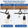TviewSmart Q Hanger Screw Hooks for Hanging Outdoor String Lights