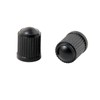 RockTrix - Pack of 4 - Black Plastic Valve Stem