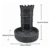 Baoblaze Castle Dice Tower Tabletop Roleplaying Game Resin Random Accessory