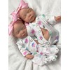 Aniiyy 10 Inch Silicone Newborn Baby Doll, Open Mouth Lifelike