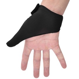Alomejor Bowling Sports Grips Protective Glove Suitable for Right and Left Fingers (Black)