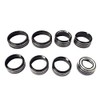 TOTMOX Center Console Knob Audio Air Conditioning Knob Trim Ring