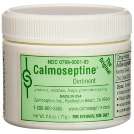 Calmoseptine Cream Skin Protectant - 2.5oz Jar Protects and Helps Heal Skin Irritations, 1/Each by Calmosepti