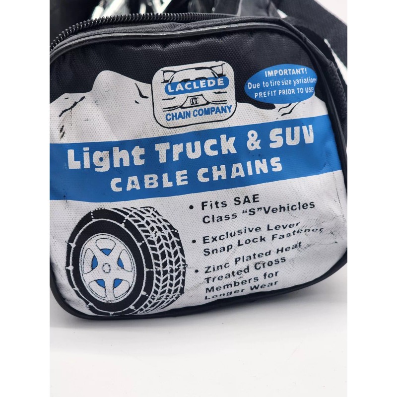 Laclede 3027 CABLE TIRE CHAINS for Light Truck/SUV Class S