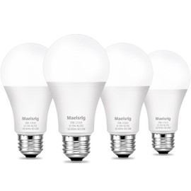 LED 12V Light Bulb, 100W Equivalent, Soft White 2700K, 13W 1200 Lumens, 12 Volt AC/DC, Non-Dimmable, E26 Base, Low Voltage Light Bulbs for Boat, RV, Shed, Off Grid Cabin, and Solar Power, 4-Pack