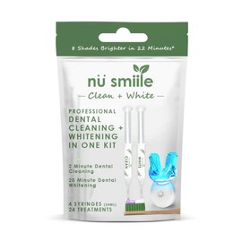 nü smiile Teeth Whitening Kit with LED Light by nü smiile
