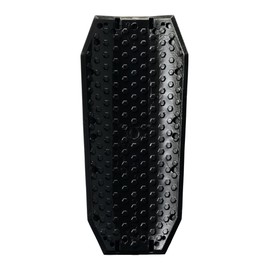 Molten Soccer Shin Guard Legers Swan Seflex Medium GG0033-K (Black/FF/Men's, Lady's, Jr)