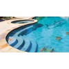 Conch Shell Porcelain Swimming Pool Mosaic (10" X 9")
