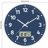 Foxtop Digital Wall Clock with Time, Day of Week and