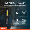 NEBO Big Larry 2-500 Lumen Torch with COB Work Light