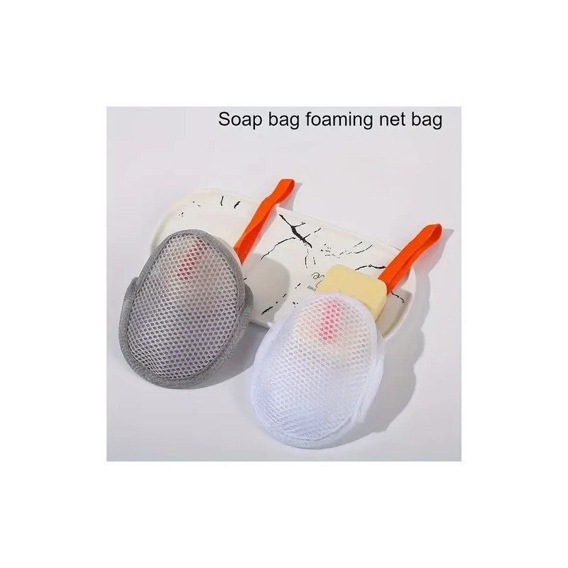 Bolsa De Jabón Con Malla De Espuma De Doble Cara