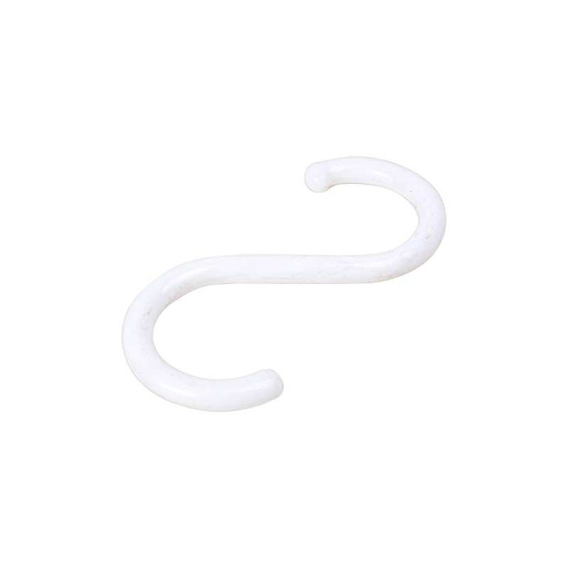uxcell Plastic S Shape Hooks Hangers Clasp for Home Organization