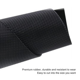 Tgoon Shoe Rubber Sole Sheet , 1 . 2mm Thick Shoe Sole Protectors Black for