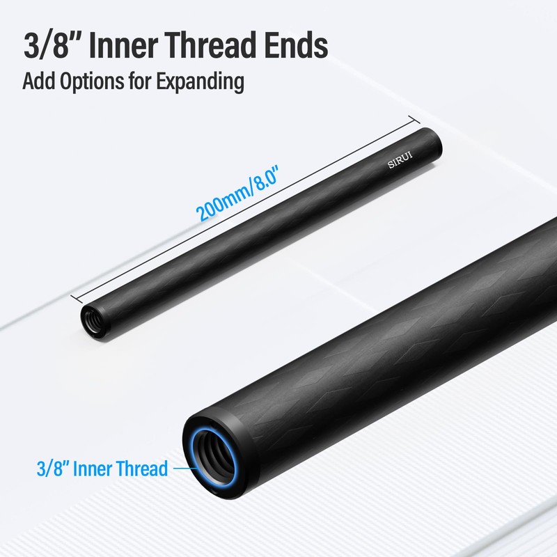 SIRUI 15 mm Rod Carbon Fibre Rod, Universal 20 cm