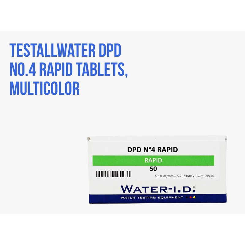 Testallwater - DPD No.4 Rapid Dissolve Tablets | Accurate Combined