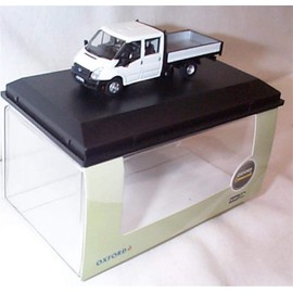 oxford F0RD Transit MK5 Dropside Plain White vehicle 1:76 scale diecast model