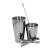 Boston Cocktail Shaker Set Multifunctional 304 Stainless Steel Vintage Print