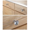 Becho 12 Pieces 3cm Crystal Drawer Cupboard Knobs Crystal Glass