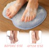 Foot Scrubber for Shower, 2 PCS Shower Foot Scrubber with
