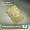 Aluminium Card Case with Metal Closure, RFID Protection Against Fraud