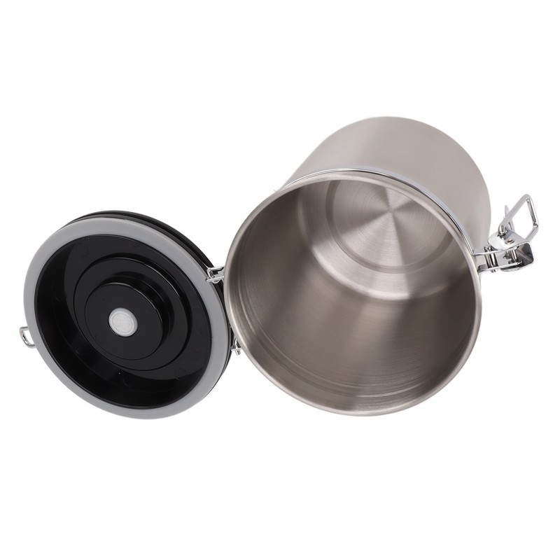 1.5L Coffee Canister Coffee Container with Scoop Date Tracker Stainless