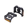 BBB Pair of Footrests for SPD Automatic Pedals - Black